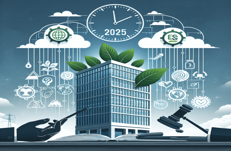 Jak przygotować firmę na zmieniające się regulacje dotyczące ESG w obliczu nadchodzących zmian w 2025 roku