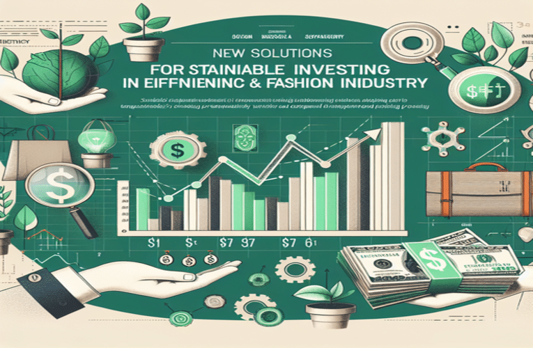 Jakie są nowe rozwiązania dla zrównoważonego inwestowania w branży modowej: perspektywy efektywności i transparentności